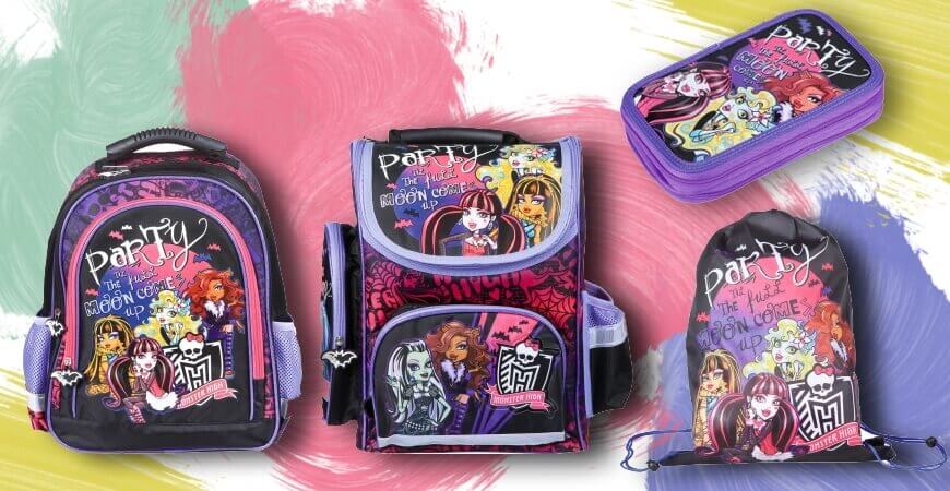 Plecaki szkolne, tornistry i piórniki Monster High